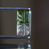Tourmaline | natural, watermelon bi-color: green & pink color, fantasy-cut, *11x6mm, 2.5ct - Eden Garden Jewelry™