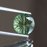 Tourmaline | natural, green color, fantasy-cut, 7.5mm, *1.2ct - Eden Garden Jewelry™