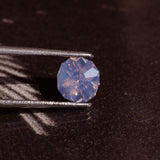 Opalescent fantasy sapphire | natural, lavender, mermaid pinkish purple color, flower cut, 6.5x6mm, 1.15ct - Eden Garden Jewelry™