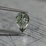 Tourmaline | lab, light green, pear shape, fantasy-cut, 10x7mm, 1.7 ct - Eden Garden Jewelry™