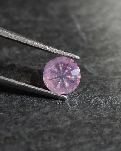 Fantasy opalescent sapphire | natural, pinkish peach color, 5.75mm, 0.78ct - Eden Garden Jewelry™
