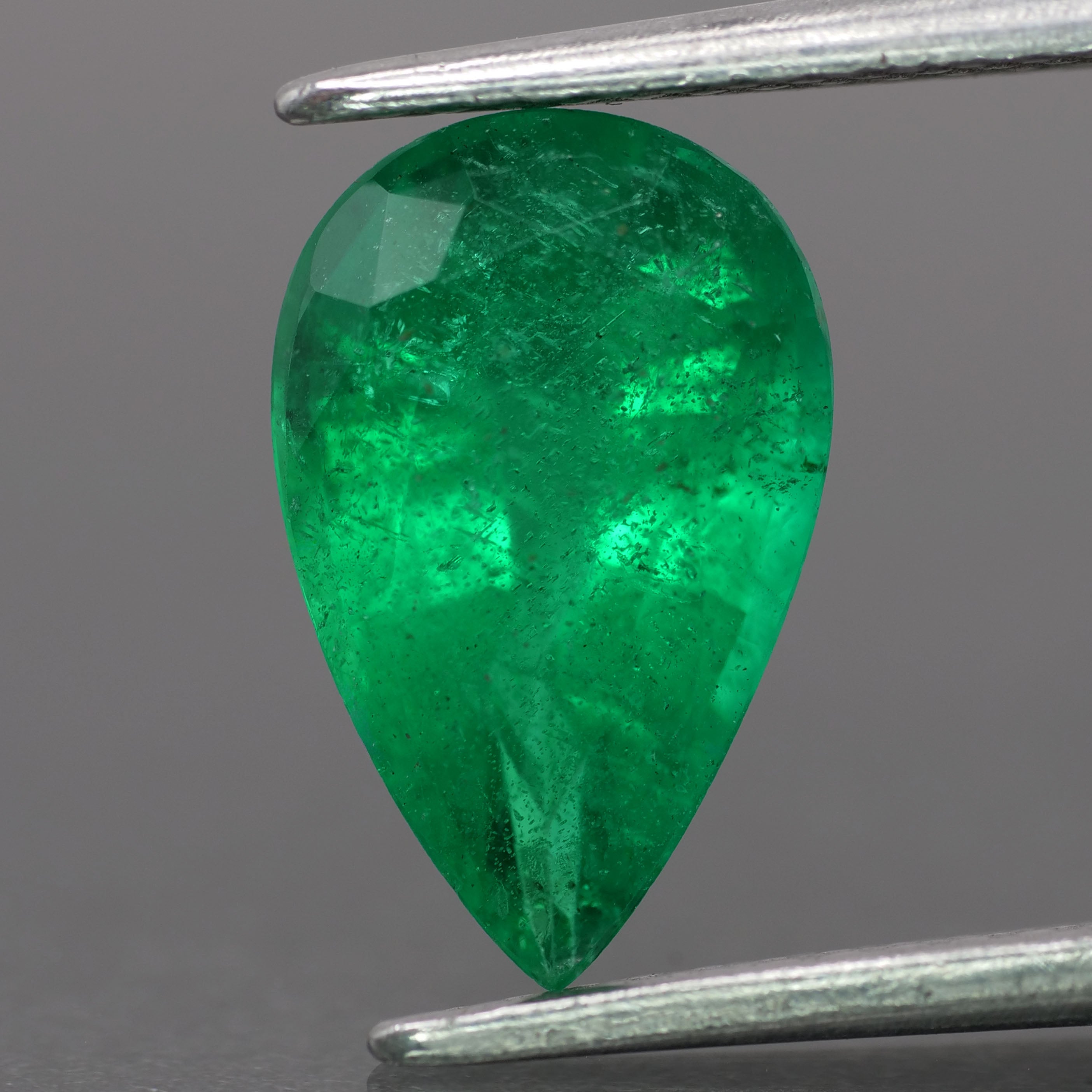 Emerald | natural, deep green color, pear-cut, *11x7mm, 1.8ct - Eden Garden Jewelry™