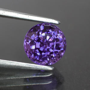 Purple Sapphire | IGI certified | natural, bi-color, round cut *6.5 mm, VS,  1.88 ct - Eden Garden Jewelry™