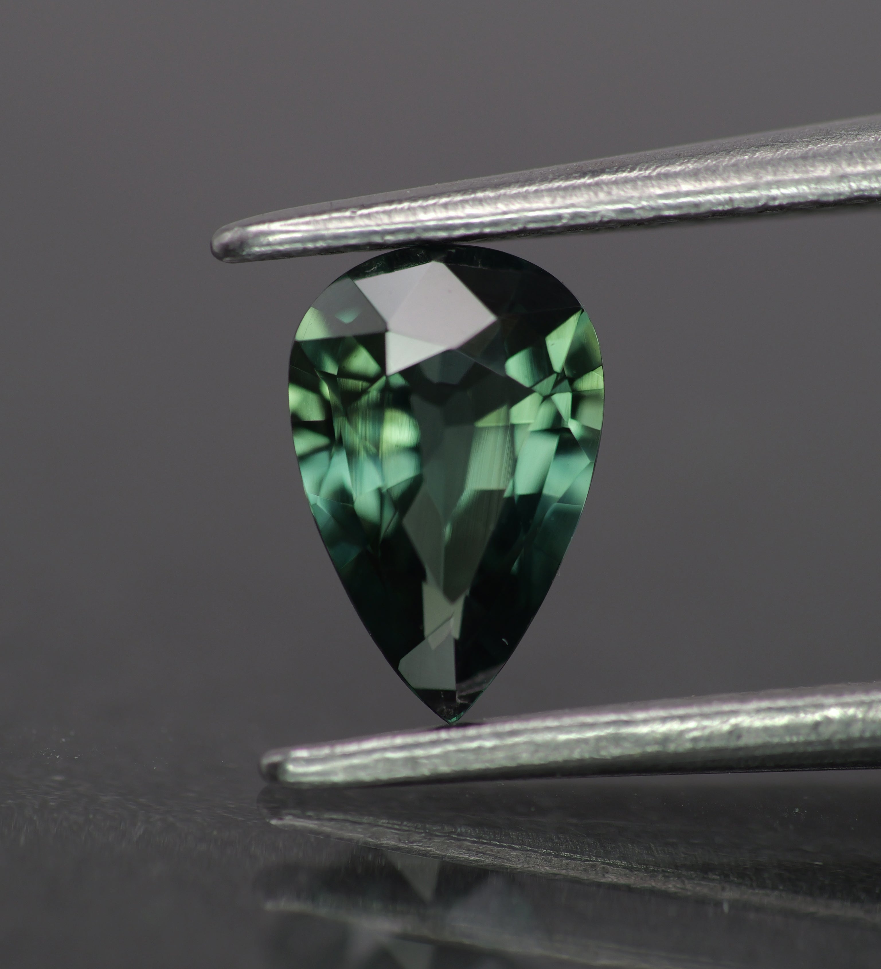 Sapphire | natural, teal color, pear-cut, *7x5mm, 0.68ct, Madagascar - Eden Garden Jewelry™