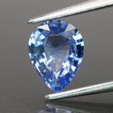 Sapphire | natural, blue color, pear-cut, 8x6mm, *1ct - Eden Garden Jewelry™