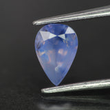 Opalescent sapphire | CGL Certified | natural, purplish blue color, pear-cut, 7x5mm, *1ct, Madagascar - Eden Garden Jewelry™