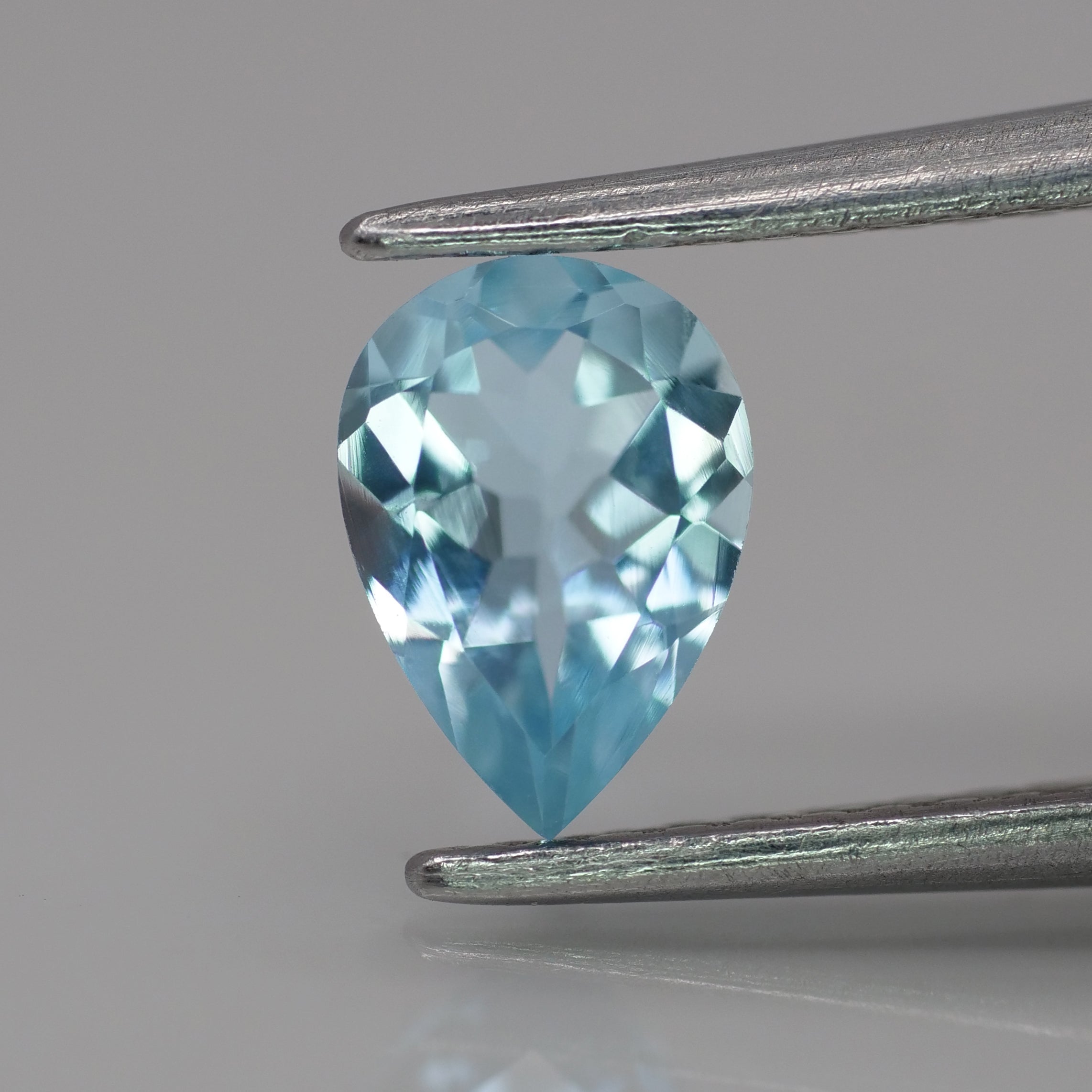 Aquamarine | natural, pear-cut, blue color, 7x5mm, 0.5ct, Brazil - Eden Garden Jewelry™