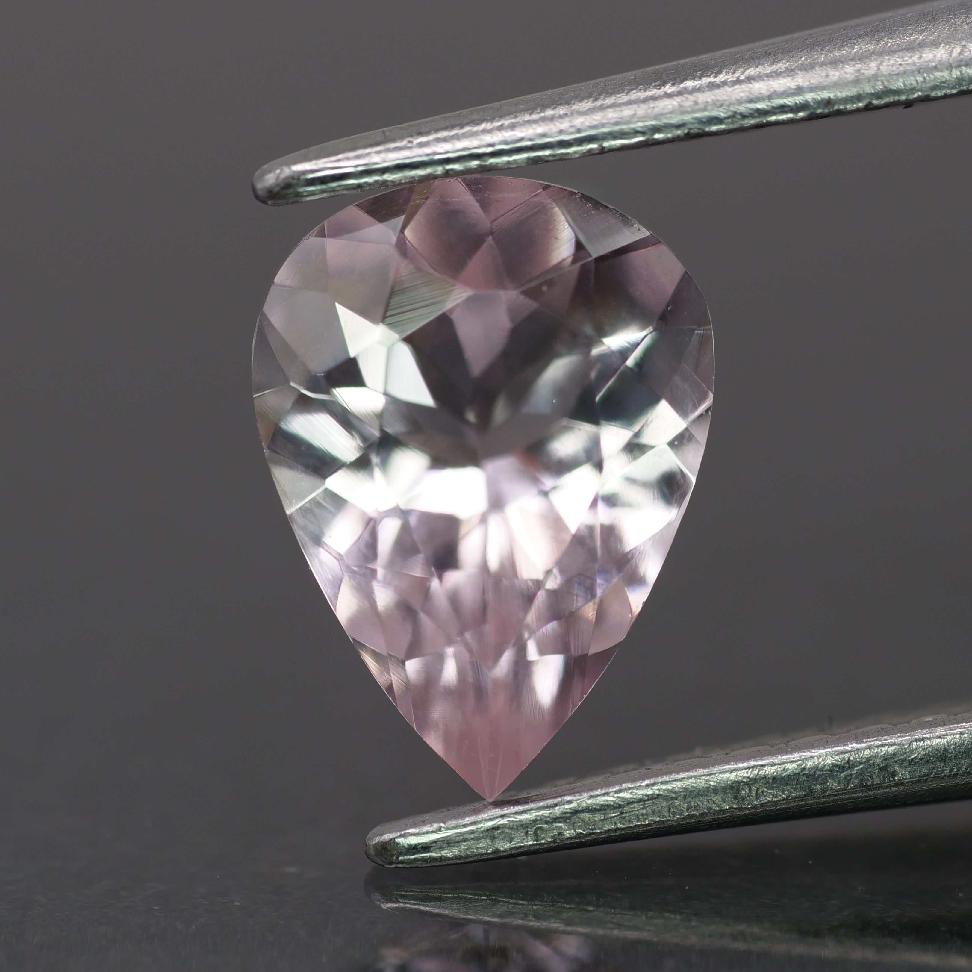 Morganite | natural, pink color, pear-cut, 8x6mm, 0.8ct, Madagascar - Eden Garden Jewelry™