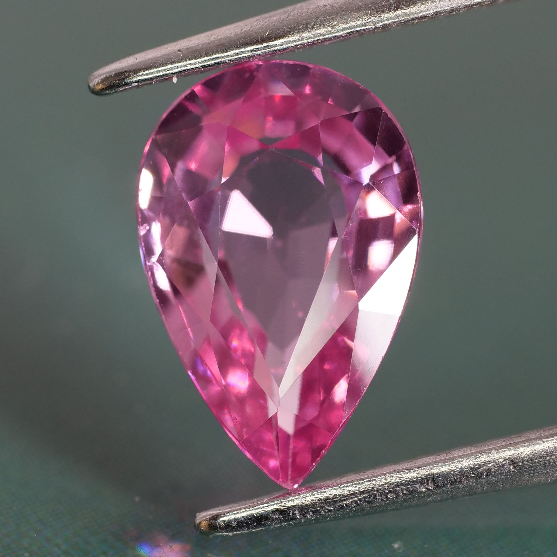 Pink sapphire | natural, pear cut 9.3x6.3 mm, 1.6 ct - Eden Garden Jewelry™