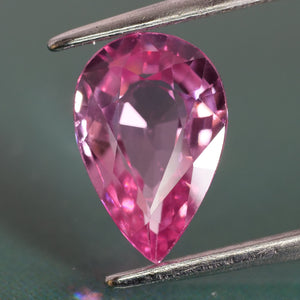 Pink sapphire | natural, pear cut 9.3x6.3 mm, 1.6 ct - Eden Garden Jewelry™