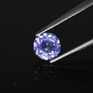 Sapphire | natural, lavender, round cut 5 mm, 0.65 ct - Eden Garden Jewelry™