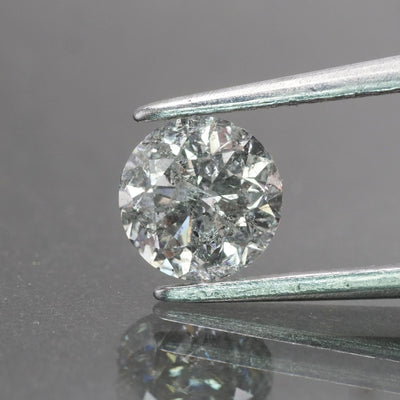 Salt & Pepper diamond | natural, round-cut, 6mm, 0.9ct - Eden Garden Jewelry™