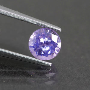 Sapphire | natural, lilac lavender, round cut 5 mm, 0.65 ct - Eden Garden Jewelry™