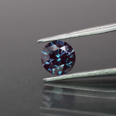 Alexandrite | lab-created, colour changing, round-cut, 5mm, 0.5ct - Eden Garden Jewelry™
