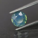 Opalescent Sapphire | natural, multicolor: blue, green & yellow, round-cut, *6mm, 0.9ct, Madagascar - Eden Garden Jewelry™