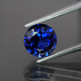 Sapphire | Royal Blue color, lab-grown, round-cut, 6mm, 1ct - Eden Garden Jewelry™