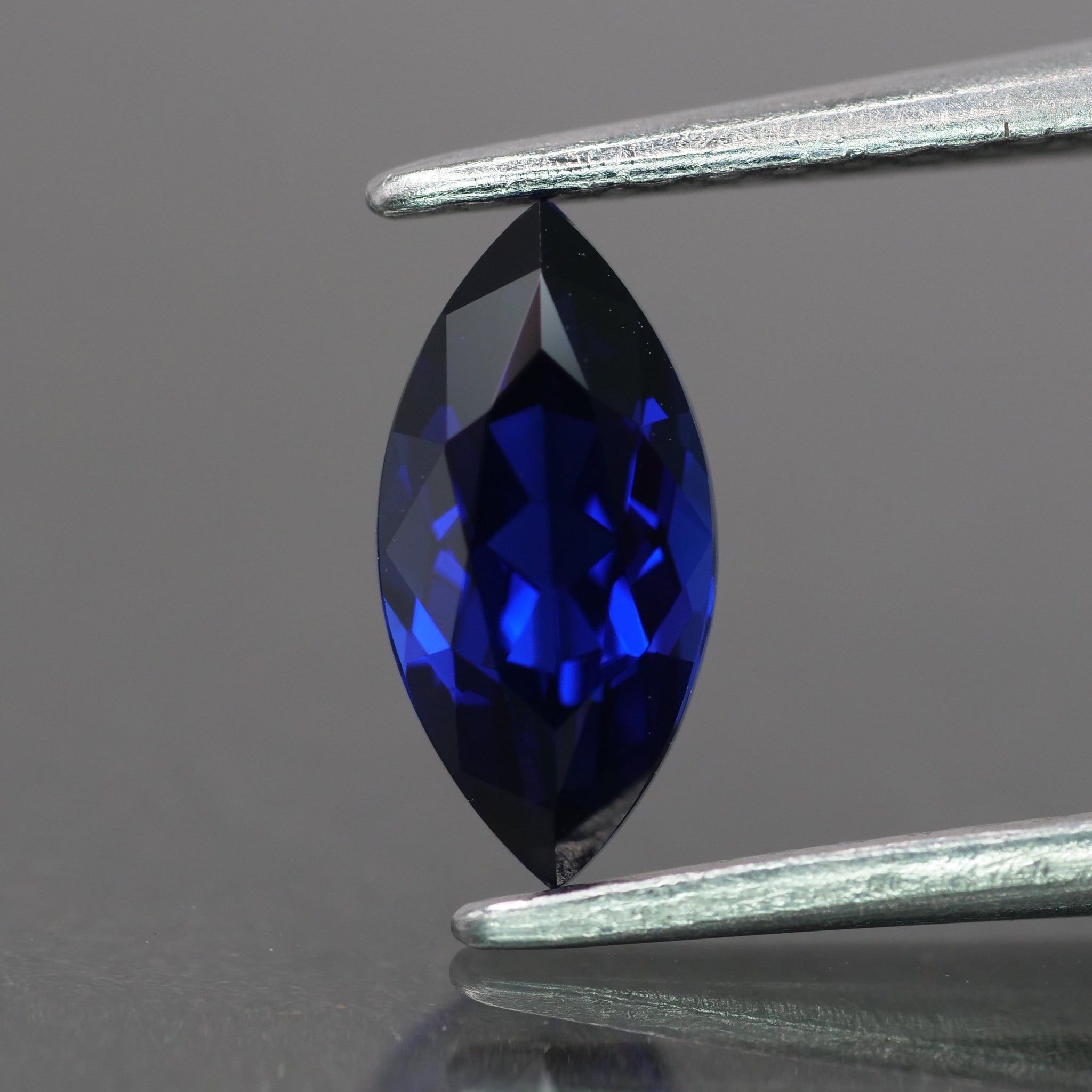 Custom order: Verbena | 8x4 mm with marquise cut lab-grown sapphire