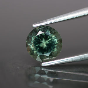 Sapphire | natural, teal color, round cut *6mm, VVS, 1.1 ct - Eden Garden Jewelry™
