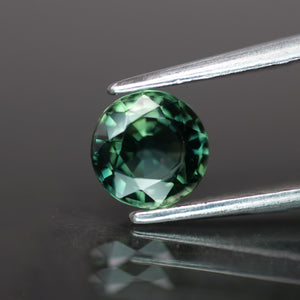 Sapphire | natural, teal color, round cut *6mm, VVS, *0.8 ct - Eden Garden Jewelry™