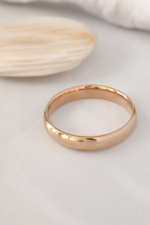 READY TO SHIP: Rose gold classic wedding band, AVAILABLE RING SIZES - 8US, 9US, 10US, 11US - Eden Garden Jewelry™
