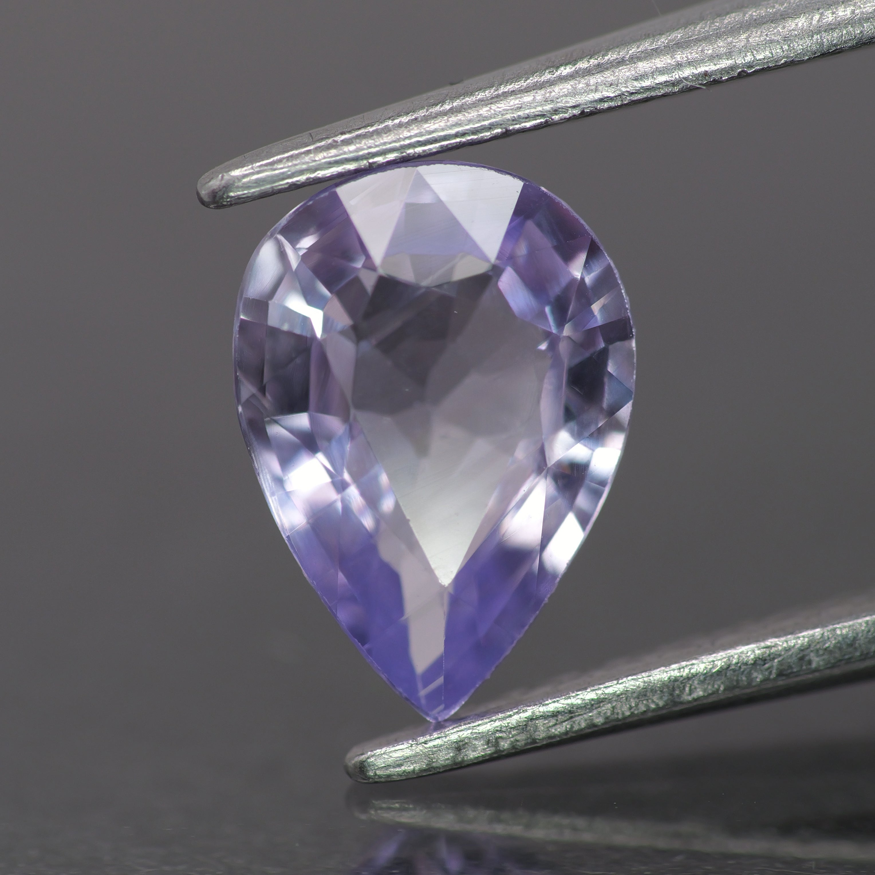 Sapphire | natural, pinkish purple color, pear-cut, 8x6mm, *1.1ct - Eden Garden Jewelry™