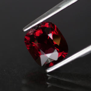 Red Spinel | GLC certified | natural, cushion cut, VS, *6.5x5.5mm, VS, 1.1ct - Eden Garden Jewelry™