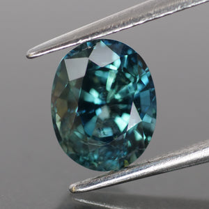 Sapphire | natural, teal color, oval cut *8x6.5 mm, 2ct - Eden Garden Jewelry™