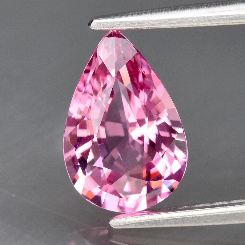 Pink spinel | natural, pear cut 8.8x6 mm, VVS, 1.36 ct - Eden Garden Jewelry™