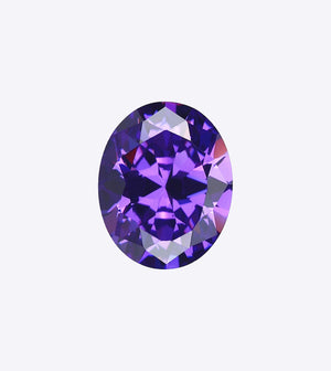 Natural purple sapphire, 8x6 mm, RESERVED - Eden Garden Jewelry™