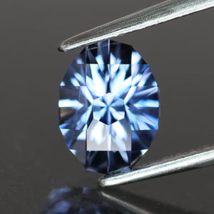 Indigo Blue Spinel | natural, precision cut 8x6 mm, VVS, 1.40ct - Eden Garden Jewelry™