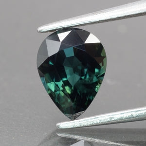 Sapphire | natural, teal color, pear cut *8x6 mm, 1.5ct - Eden Garden Jewelry™