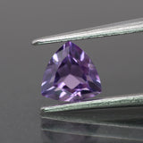 Amethyst | natural, trillion-cut, purple, 6mm, 0.7ct, Brasil - Eden Garden Jewelry™