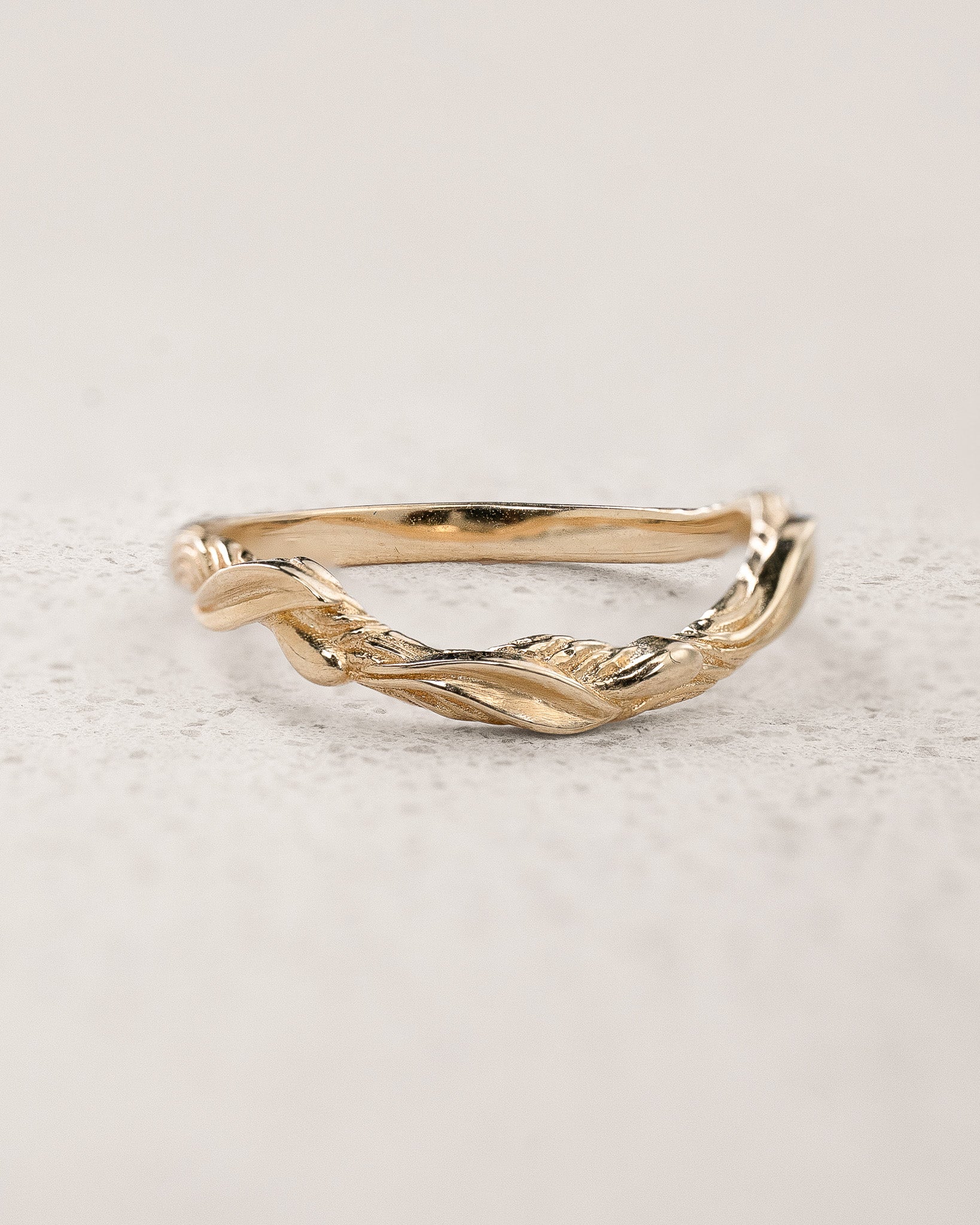 Twisted branch wedding ring, matching band for Olivia - Eden Garden Jewelry™
