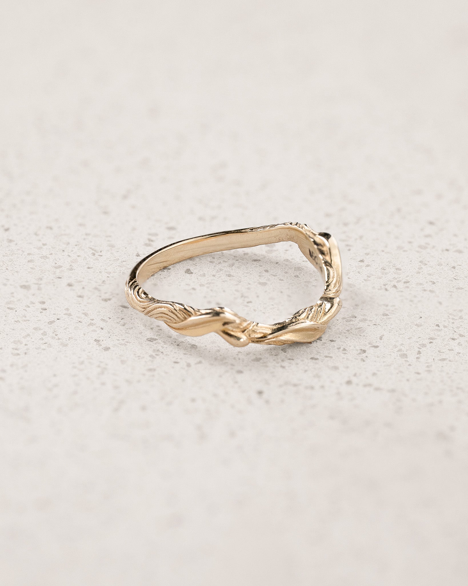 Twisted branch wedding ring, matching band for Olivia - Eden Garden Jewelry™