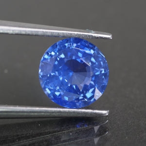 Blue Sapphire | natural, round cut 7.5 mm, VS, 2.2ct, Ceylon - Eden Garden Jewelry™