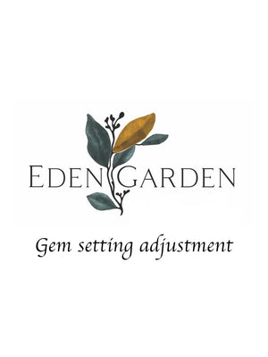 Design adjustment fee for a specific gemstone size - Eden Garden Jewelry™