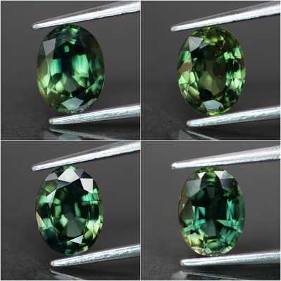 Sapphire | natural, teal color, oval-cut, *8x6mm, *1.5ct - choose yours - Eden Garden Jewelry™