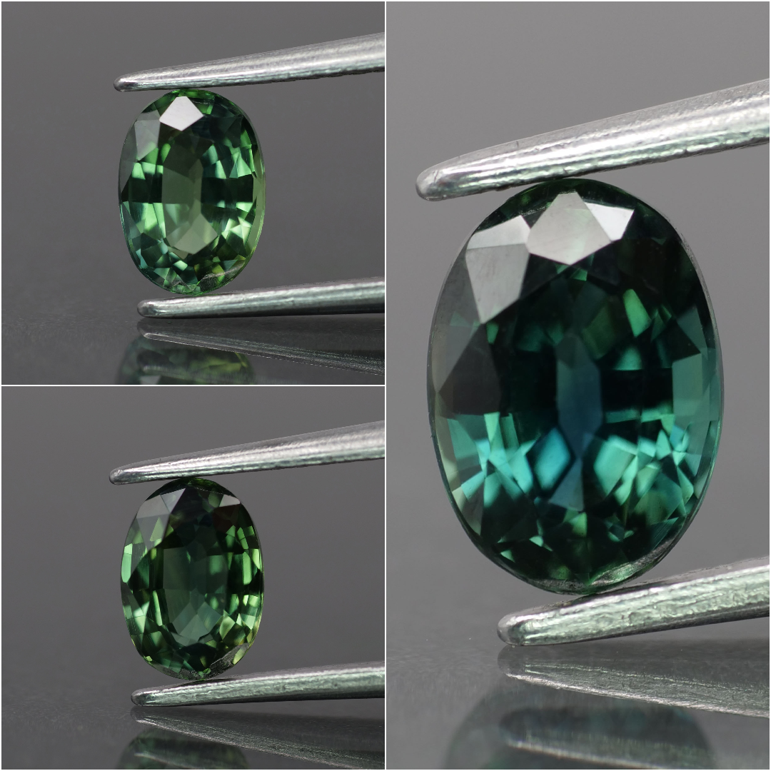 Sapphire | natural, teal color, oval-cut, 7x5mm, 1ct - choose yours - Eden Garden Jewelry™