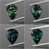 Sapphire | natural, teal color, pear-cut, *8x6mm, *1.5ct - choose yours - Eden Garden Jewelry™