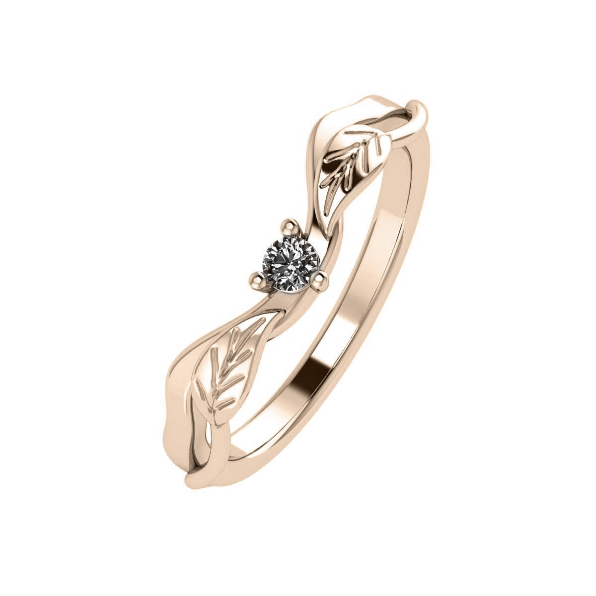 Matching wedding band for Clematis: choose yours - Eden Garden Jewelry™