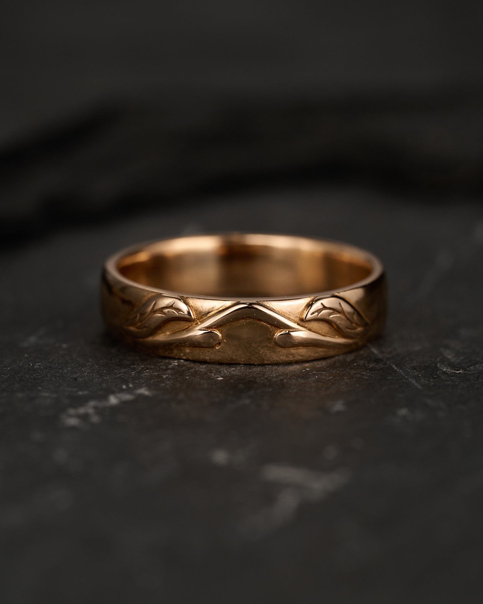READY TO SHIP: Wedding band in 14K rose gold, RING SIZE 9.5 US - Eden Garden Jewelry™