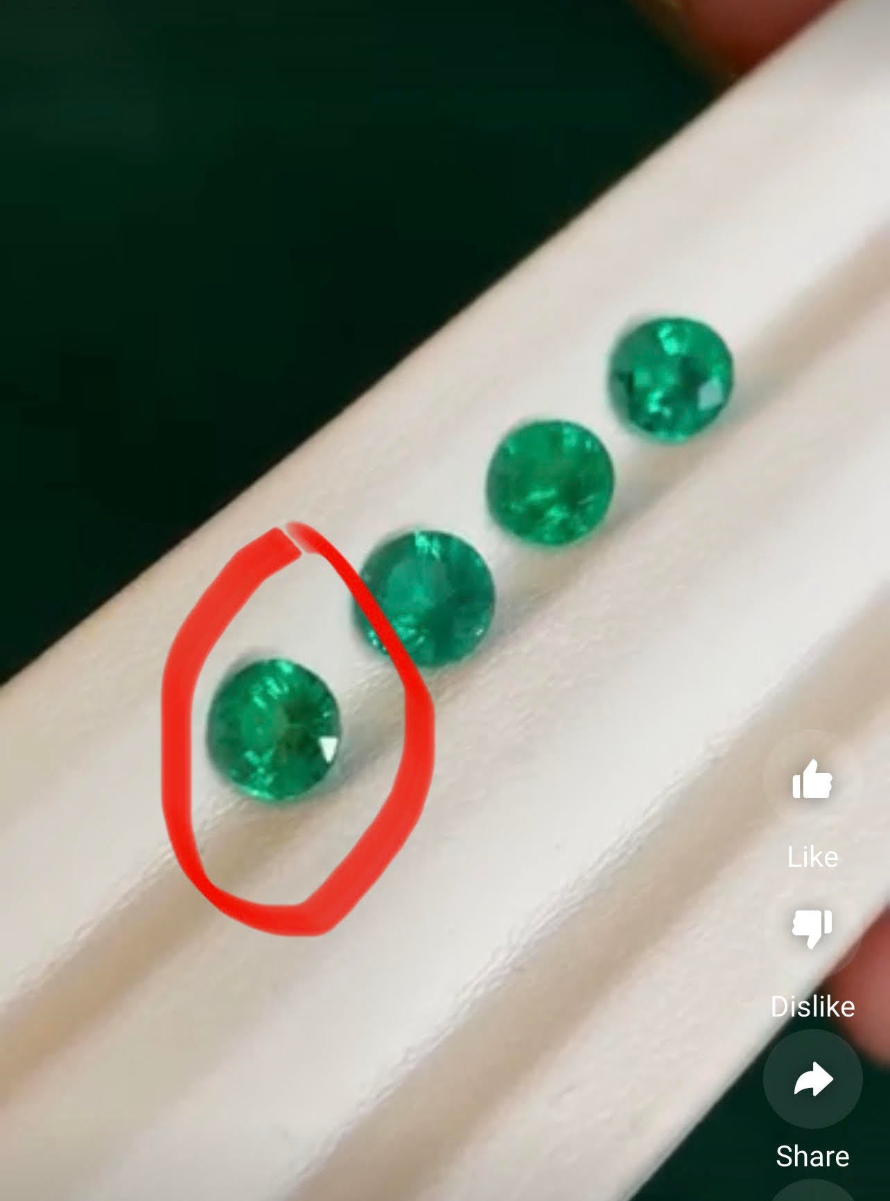 Reserved emerald | deep green, natural, round cut 5 mm, AAAA quality, Zambia, 0.5 ct - Eden Garden Jewelry™