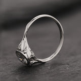 Lab grown diamond engagement ring, 1 carat diamond proposal ring / Roma - Eden Garden Jewelry™