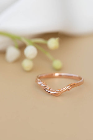 Roma | custom bridal ring set with hexagon cut gemstone 6 mm - Eden Garden Jewelry™