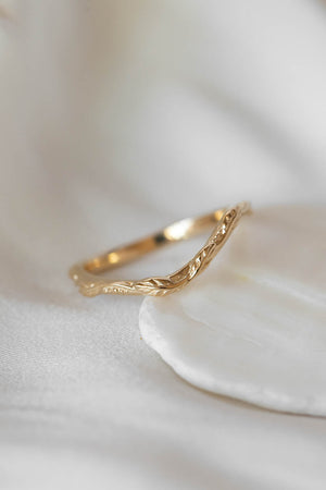 Twig wedding band / matching band for Patricia - Eden Garden Jewelry™