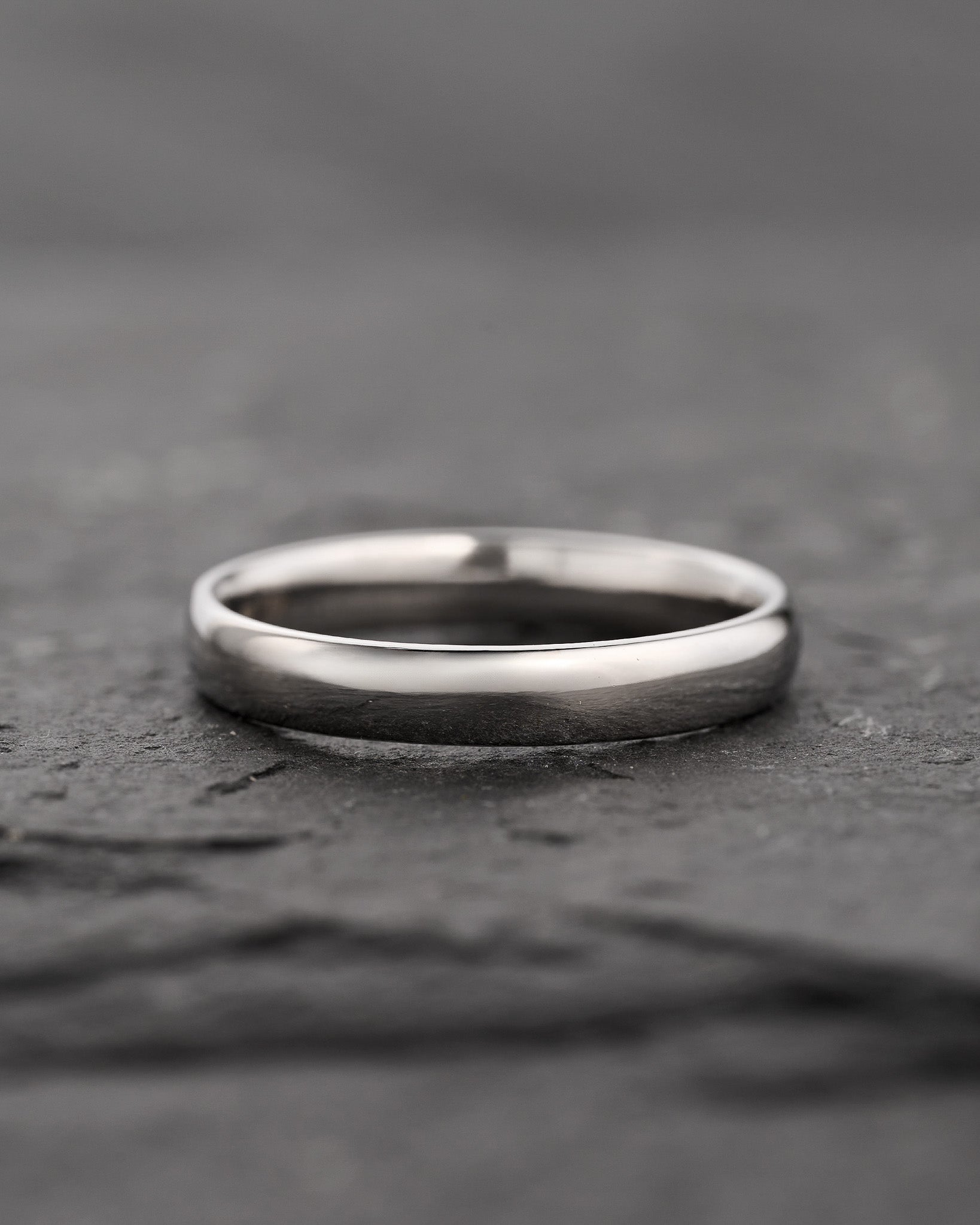 Wedding rings set for couples: classic band for him, dainty twig ring for her - Eden Garden Jewelry™