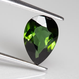 Tourmaline | vivid green, pear cut 10x7 mm, 1.4 ct, VS - Eden Garden Jewelry™