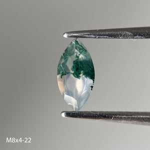 Moss agate | marquise cut, 8x4mm - choose yours - Eden Garden Jewelry™