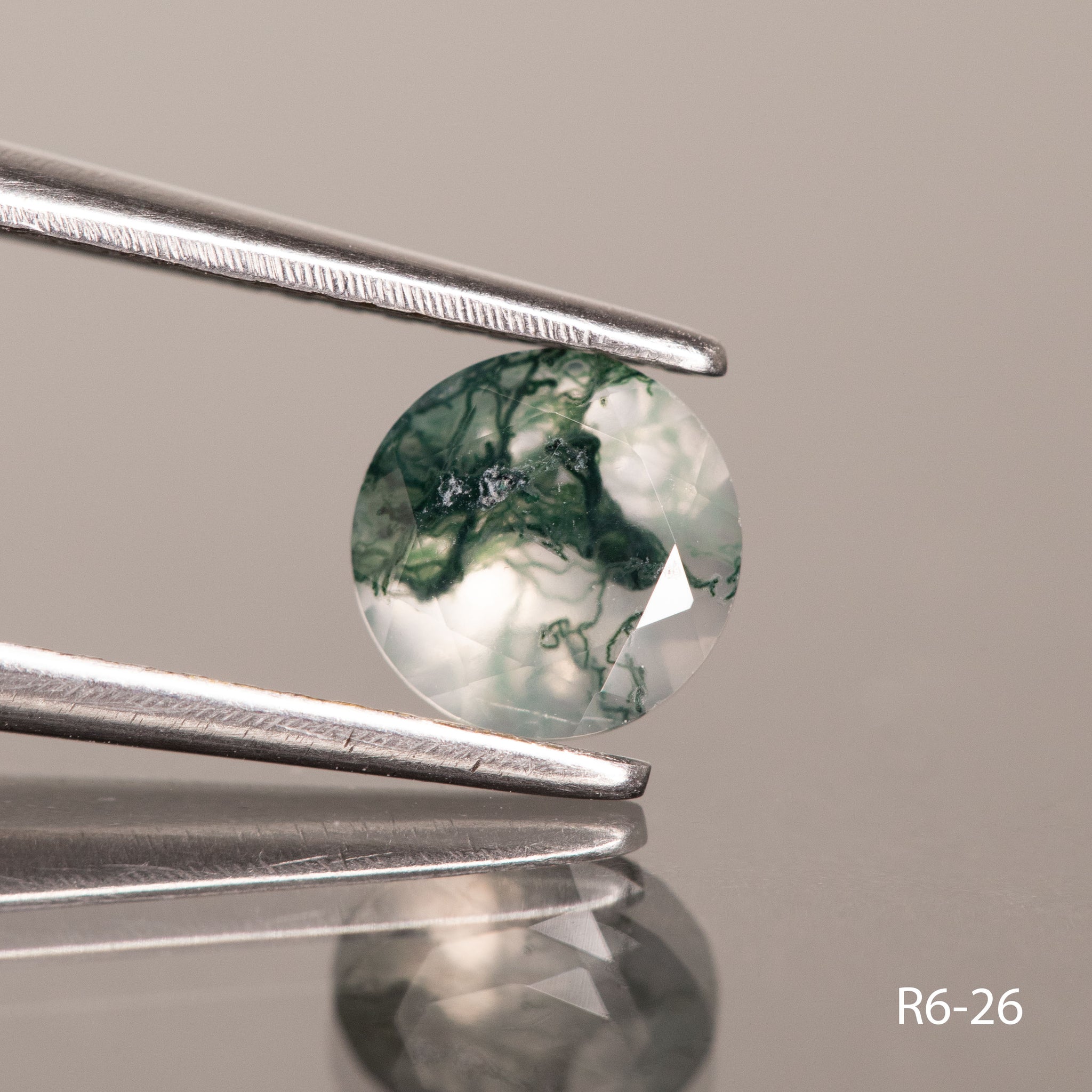 Moss agate | round cut, 6 mm - choose yours - Eden Garden Jewelry™