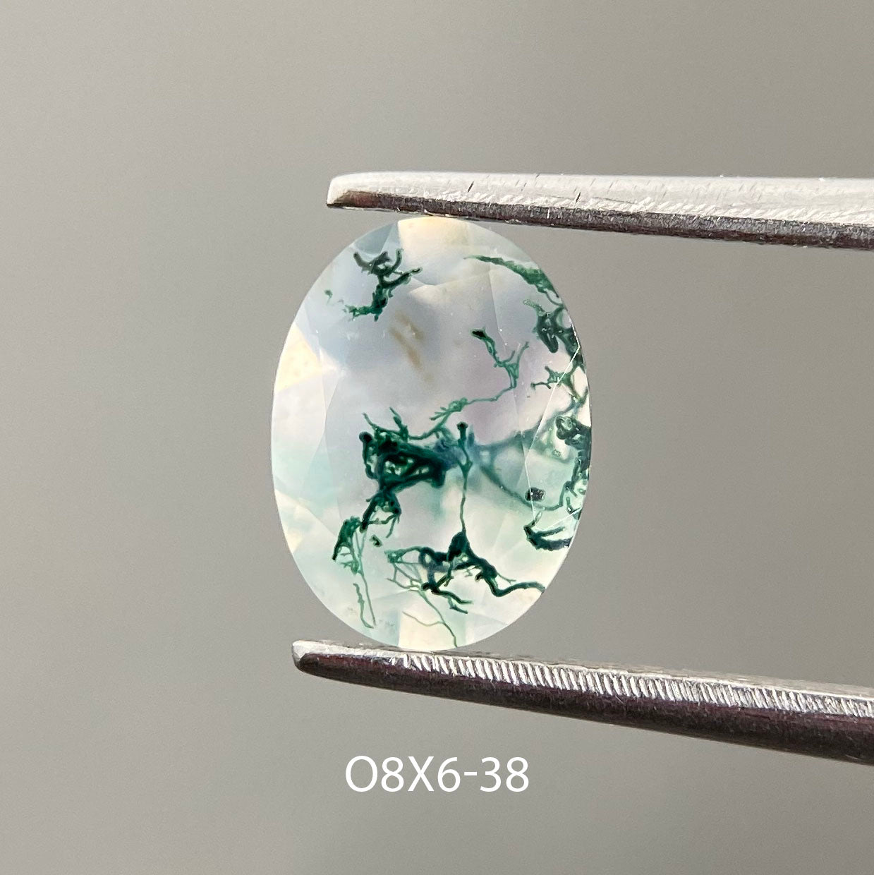 Moss agate | oval cut 8x6 mm - choose yours - Eden Garden Jewelry™